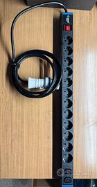 Multipresa elettrica professionale 12 posti +2 IEC