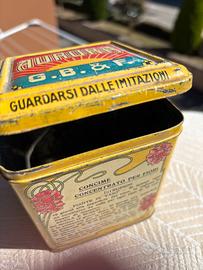 Antica Scatola di Latta Vintage Aurora