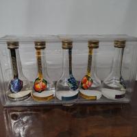 Miniature da collezione di grappe Sibona