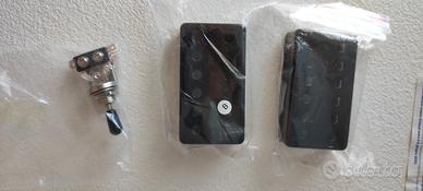 copri pickup e interruttore per chitarra elettrica