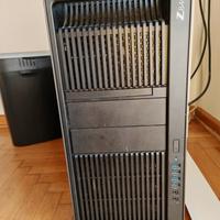 Workstation HP Z840 e monitor Nec 24"