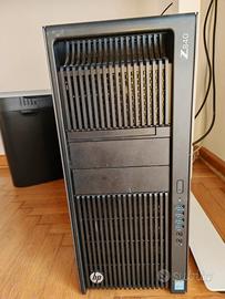 Workstation HP Z840 e monitor Nec 24"