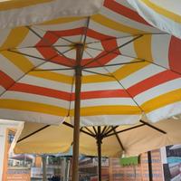 Ombrellone da mare in legno con custodia omaggio