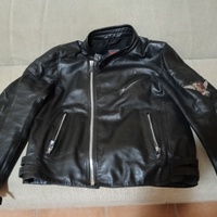 Giubbotto moto Dainese pelle con protezioni
