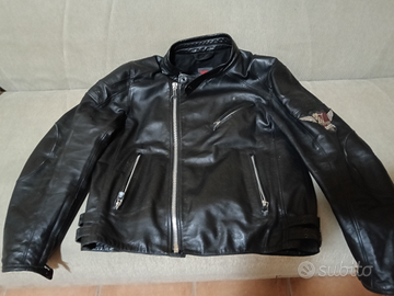 Giubbotto moto Dainese pelle con protezioni