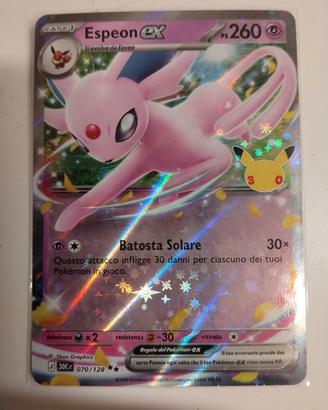 Espeon ex 30 anniversario 070/128