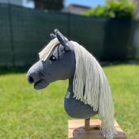 Hobby horse con cavezza e lunghina