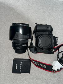 Canon 90D + obbiettivo 17/55 + zaino