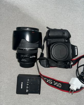 Canon 90D + obbiettivo 17/55 + zaino