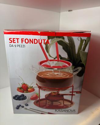 Set fonduta Kasanova 9 pezzi - come nuovo