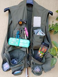 Gilet da pesca completo