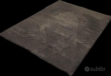 Tappeto pelo corto, grigio scuro 170x240 