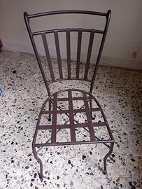 sedie da giardino