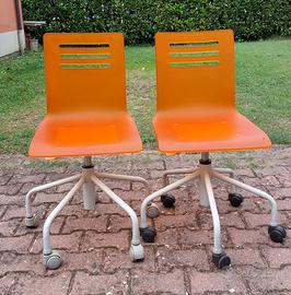 Sedia cameretta con rotelle