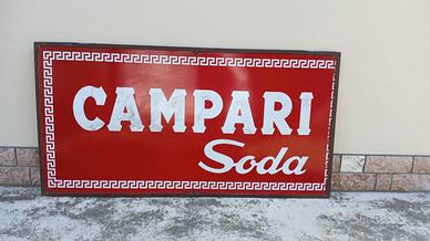 insegna smaltata CAMPARI SODA XXL 200x100 cm