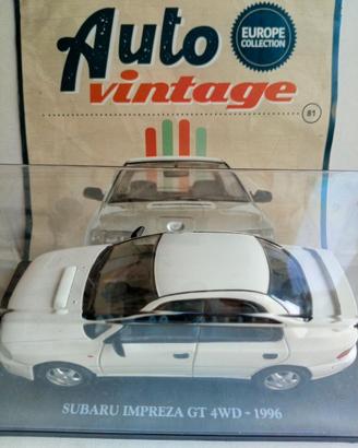 Auto Vintage Subaru Impreza GT 4WD-1996 scala 1/24