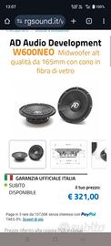 Woofer AD Audio Development + Tweeter JL Audio