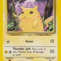Carta pokemon pikachu 1 edizione