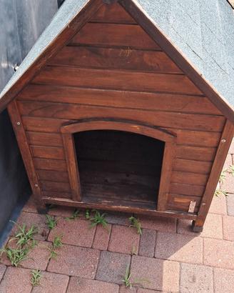 cuccia marca Kerbl legno massello x cani medio-gra
