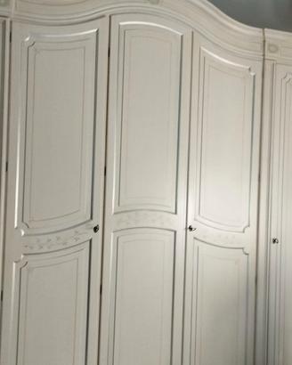 Armadio 6 ante in stile classico – legno massello