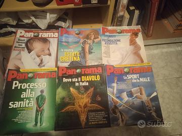 Lotto 9 riviste Panorama 