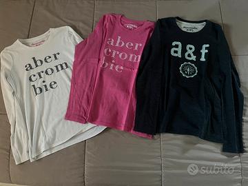 3 t-shirt manica lunga taglia 11/12 anni