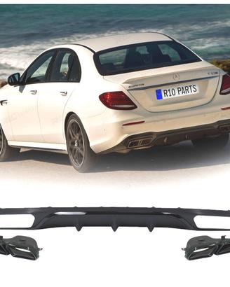 DIFFUSORE MERCEDES W213 16-20 LOOK E63 TERMINALI D