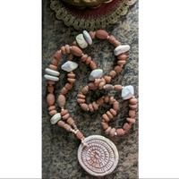 Collana etnica Maya con maxi pendente 