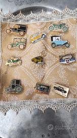 lotto spille automobili d'epoca vintage 