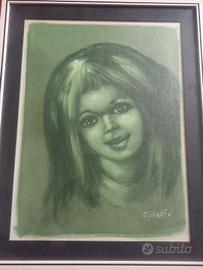 quadro tecnica monocromatica anni 60/80 