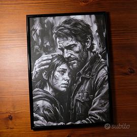 Stampa incorniciata Ellie e Joel (The Last of Us)