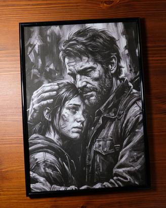 Stampa incorniciata Ellie e Joel (The Last of Us)