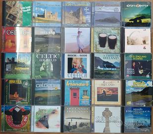 Lotto 25 CD musica celtica, irlandese