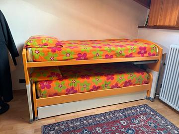 letti singoli salvaspazio 