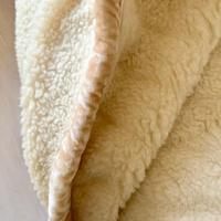 Coperta matrimoniale lana merinos calda e morbida