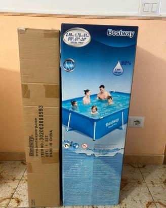 Piscina Bestway Steel Pro + motore a sabbia
