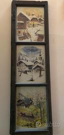 Quadro finestra in legno