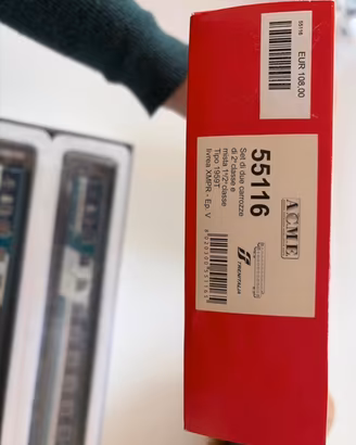 ACME 55116 set due carrozze cuccette FS tipo 1959T