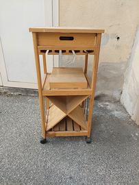 carrellino in legno 