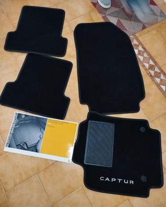 tappetini originali Renault Captur 2017