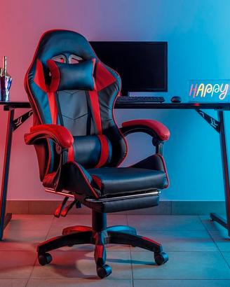 Sedia Gaming Baroni Rossa 