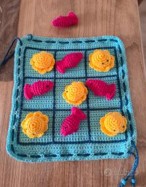 gioco tris uncinetto