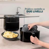 Friggitrice ad aria, come nuova, in garanzia