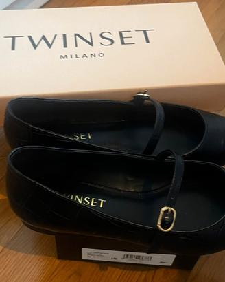 Ballerine Twinset Nere - Taglia 37 (con scatola)