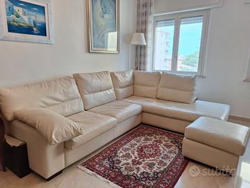 Divano letto matrimoniale in pelle con chalong