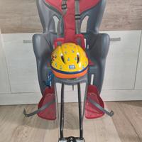 Seggiolino bici + casco