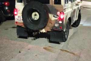 Land Rover III serie overdrive