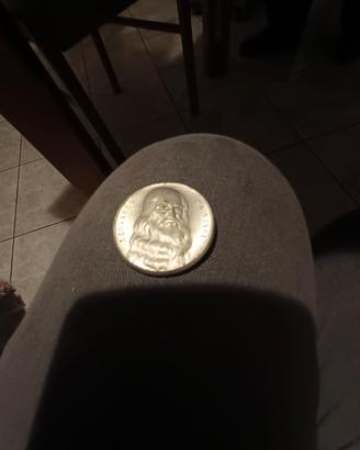 medaglia commemorativa Leonardo da Vinci