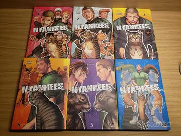 FUMETTO MANGA NYANKEES SERIE COMPLETA 6 VOLUMI