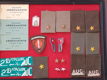 Lotto Militaria Esercito Italiano AUC Scuola Fante